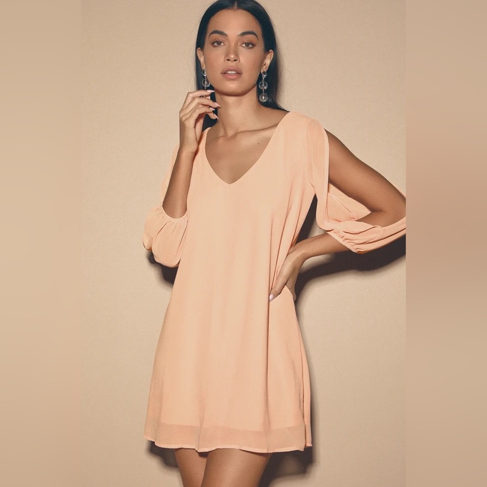Lulu’s shifting dears long sleeve dress